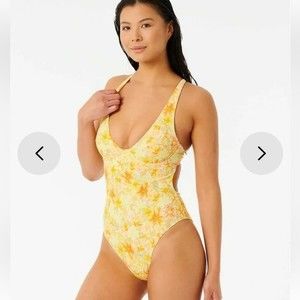 Rip Curl Womens Sz Small Summer Rain Good One Piece Swimsuit